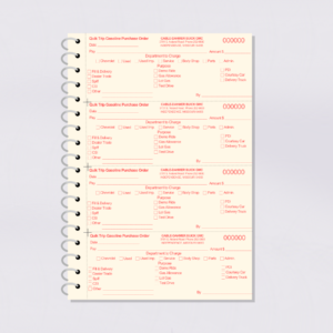 Gas Ticket Receipt Book