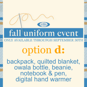 Fall Uniform Order - Option D