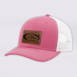 Cable Dahmer Breast Cancer Leather Patch Hat